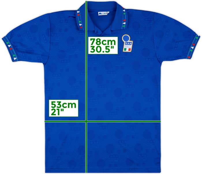 1994 Italy Home Shirt #10 - 7/10 - (M)