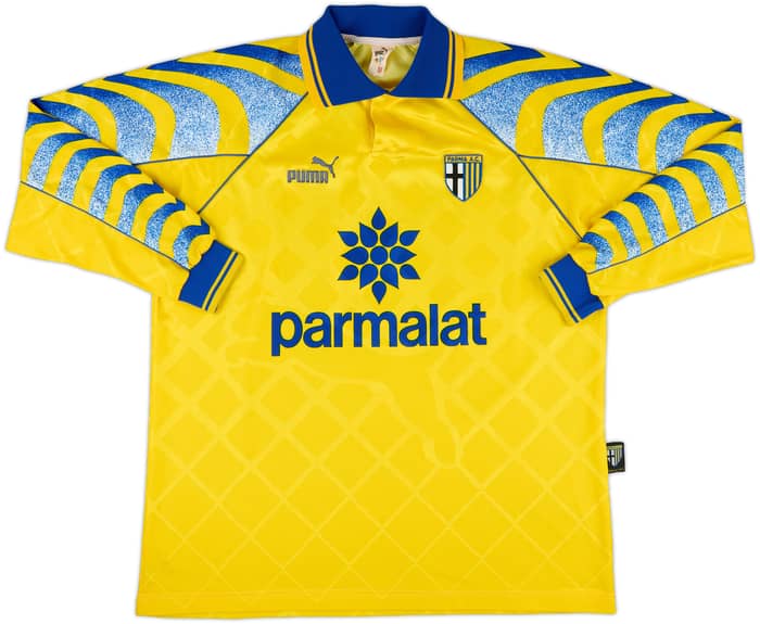 1995-96 Parma Third L/S Shirt Zola #10 - 8/10 - (L)