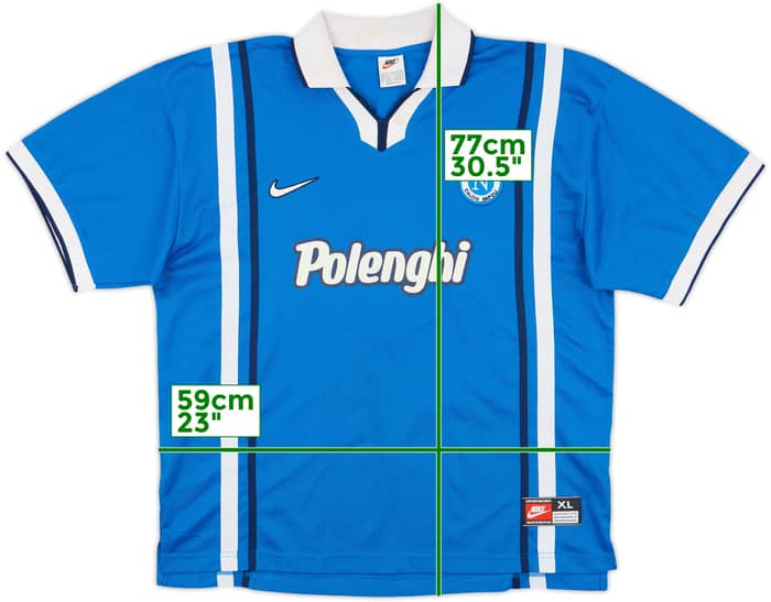 1997-98 Napoli Home Shirt #3 - 7/10 - (XL)