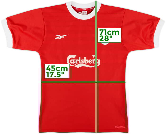 1998-00 Liverpool Home Shirt - 9/10 - (Y)