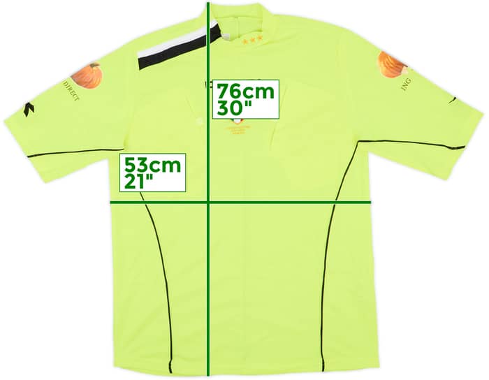 2007-08 Italy Diadora Referee Shirt - 9/10 - (L)