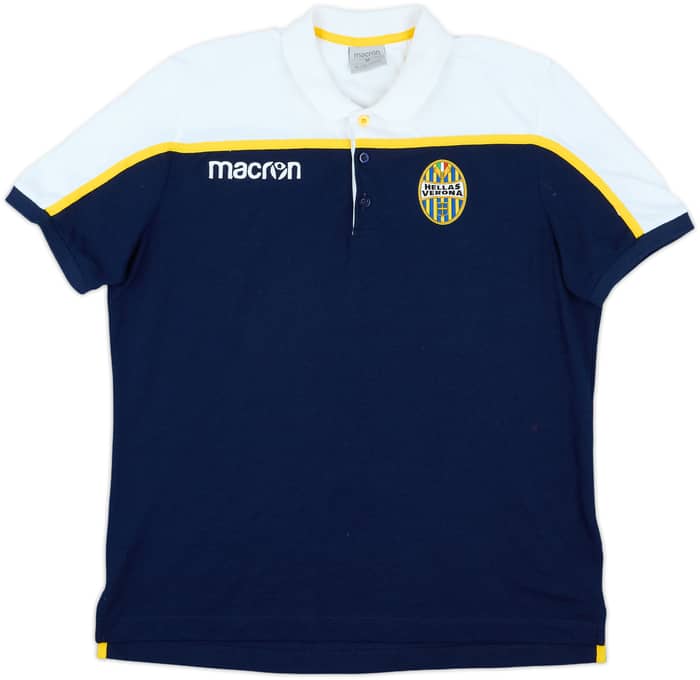 2018-19 Hellas Verona Macron Polo Shirt - 5/10 - (XL)