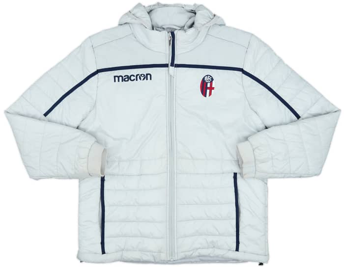 2018-19 Bologna Macron Padded Bench Coat - 8/10 - (S)