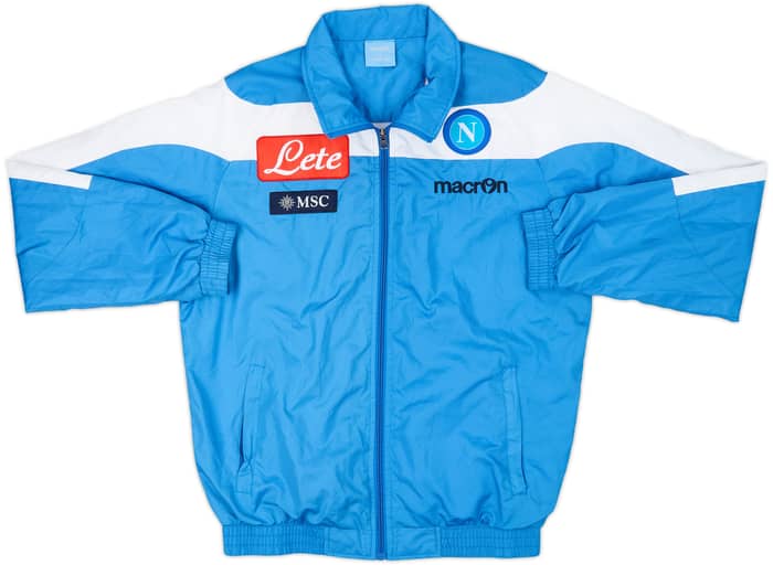 2011-12 Napoli Macron Track Jacket - 8/10 - (M)