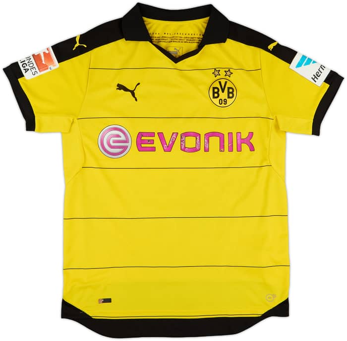 2015-16 Borussia Dortmund Home Shirt Mkhitaryan #10 - 5/10 - (M)