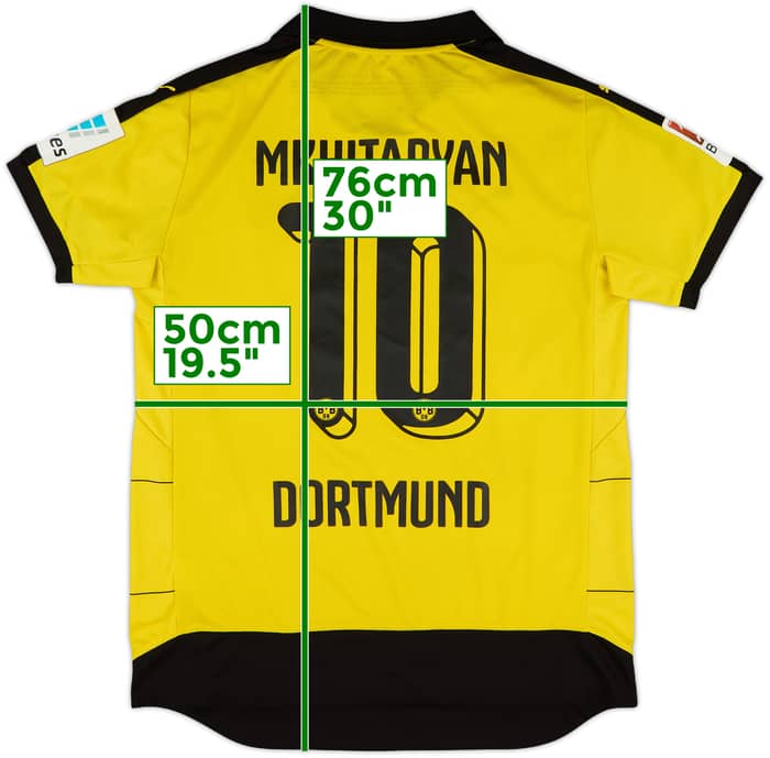 2015-16 Borussia Dortmund Home Shirt Mkhitaryan #10 - 5/10 - (M)