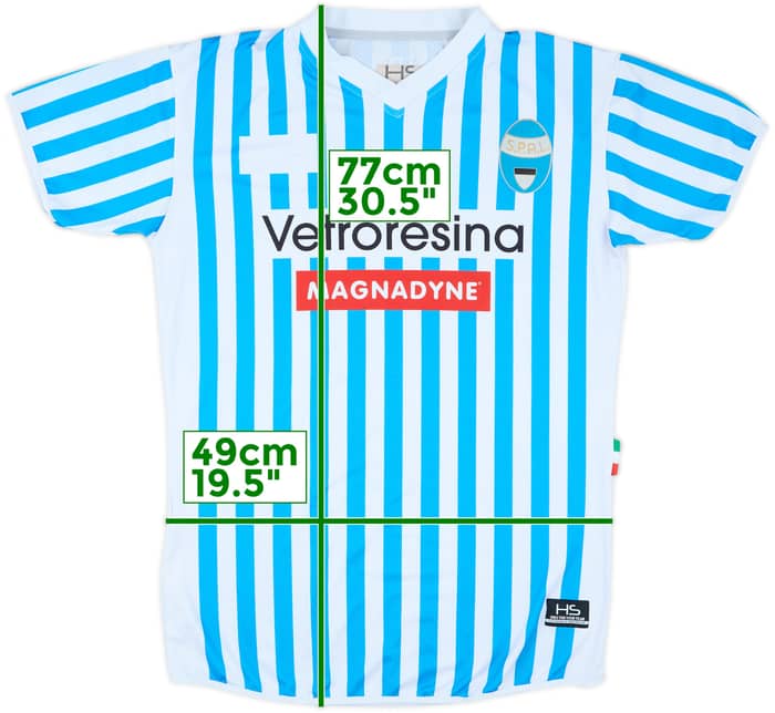 2016-17 SPAL Home Shirt - 9/10 - (L)
