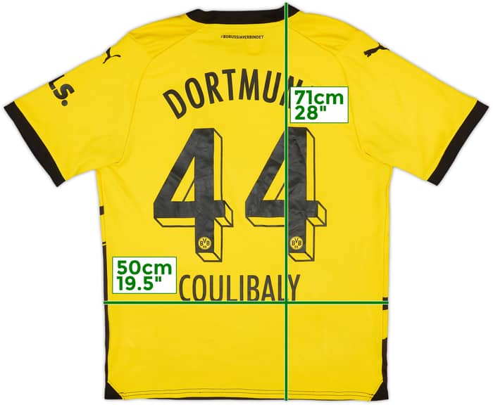 2023-24 Borussia Dortmund Home Shirt Coulibaly #44 - 4/10 - (L)