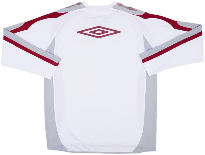 2007-08 Salernitana Umbro Player Issue Training L/S Shirt #10 - 9/10 - (XL)