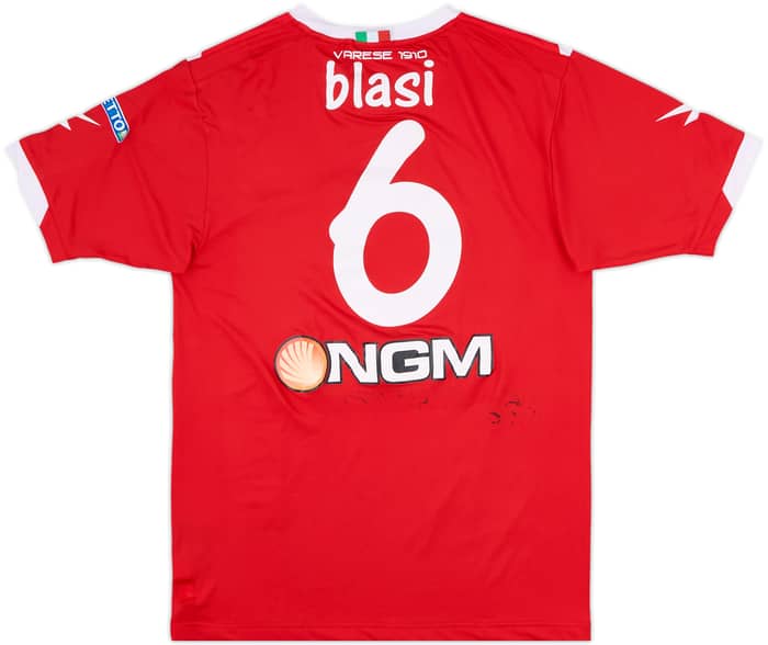 2014-15 AS Varese Signed Home Shirt Blasi #6 - 7/10 - (L)