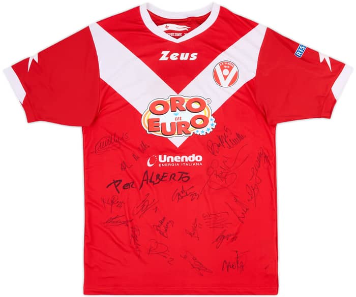 2014-15 AS Varese Signed Home Shirt Blasi #6 - 7/10 - (L)