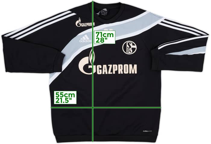 2010-11 Schalke Staff Issue adidas Sweat Top RF - 8/10 - (L/XL)