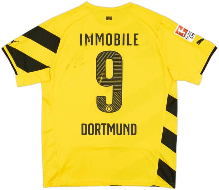 2014-15 Borussia Dortmund Home Shirt Immobile #9 - 4/10 - (L)