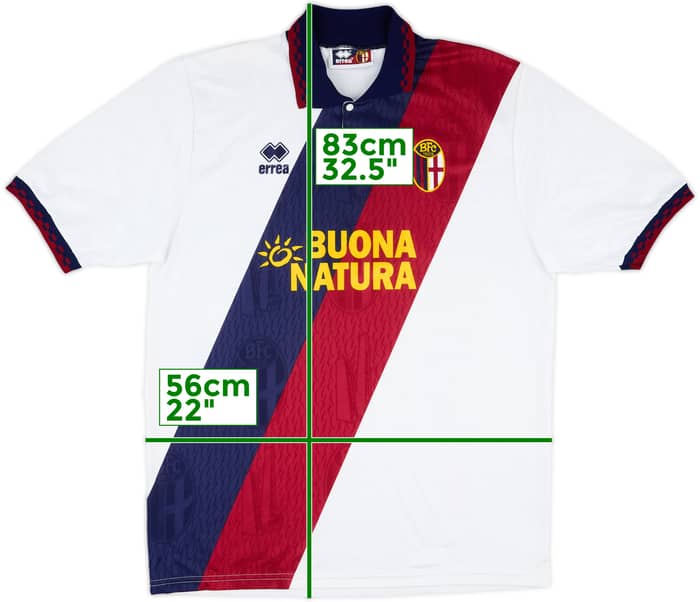 1993-94 Bologna Away Shirt #6 - 8/10 - (XL)