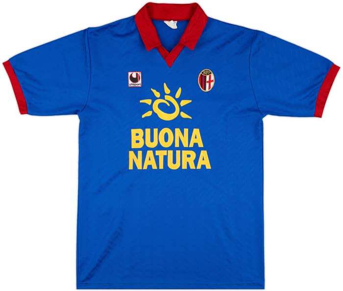 1992-93 Bologna Player Issue Uhlsport Training Shirt #20 - 7/10 - (XL)