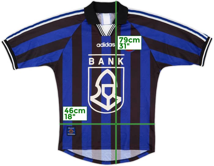 1997-98 Club Brugge Home Shirt - 9/10 - (M)