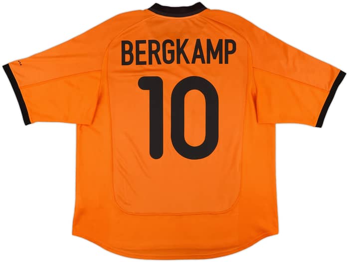 2000-02 Netherlands Home Shirt Bergkamp #10 - 8/10 - (XL)