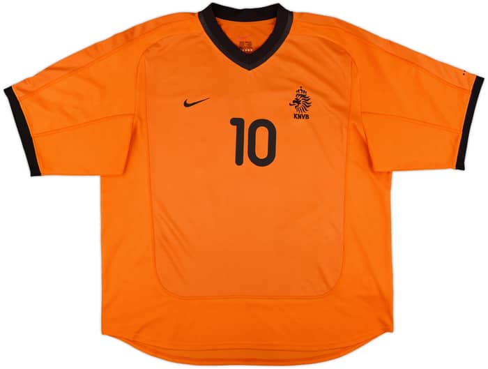 2000-02 Netherlands Home Shirt Bergkamp #10 - 8/10 - (XL)