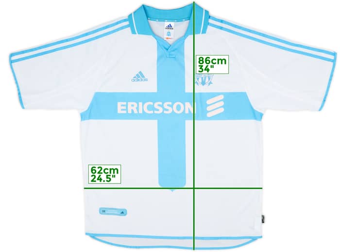 2000-01 Olympique Marseille Home Shirt - 8/10 - (XL)