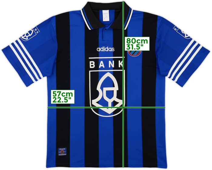 1996-97 Club Brugge Home Shirt #9 - 8/10 - (XL)