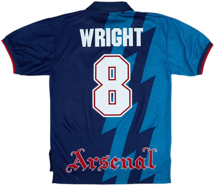 1995-96 Arsenal Away Shirt Wright #8 - 6/10 - (S)