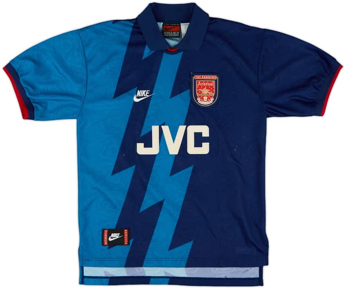 1995-96 Arsenal Away Shirt Wright #8 - 6/10 - (S)