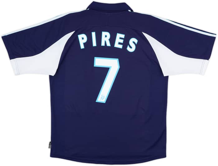 1999-00 Olympique Marseille Away Shirt Pires #7 - 8/10 - (M)