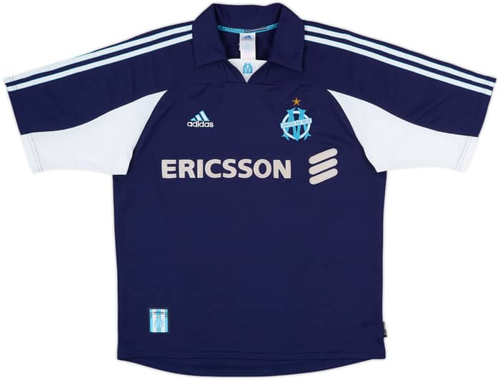1999-00 Olympique Marseille Away Shirt Pires #7 - 8/10 - (M)