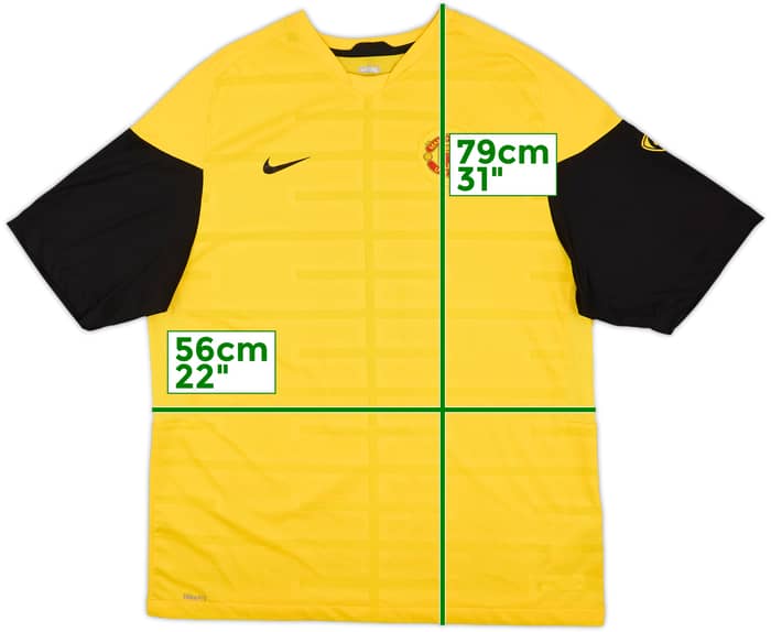 2009-10 Manchester United Nike Training Shirt - 8/10 - (XL)