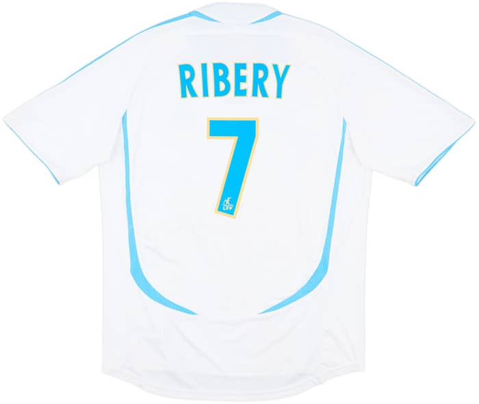 2006-07 Olympique Marseille Home Shirt Ribery #7 - 8/10 - (L)