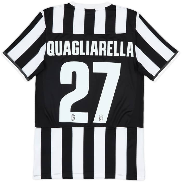 2013-14 Juventus Home Shirt Quagliarella #27 - 9/10 - (S)