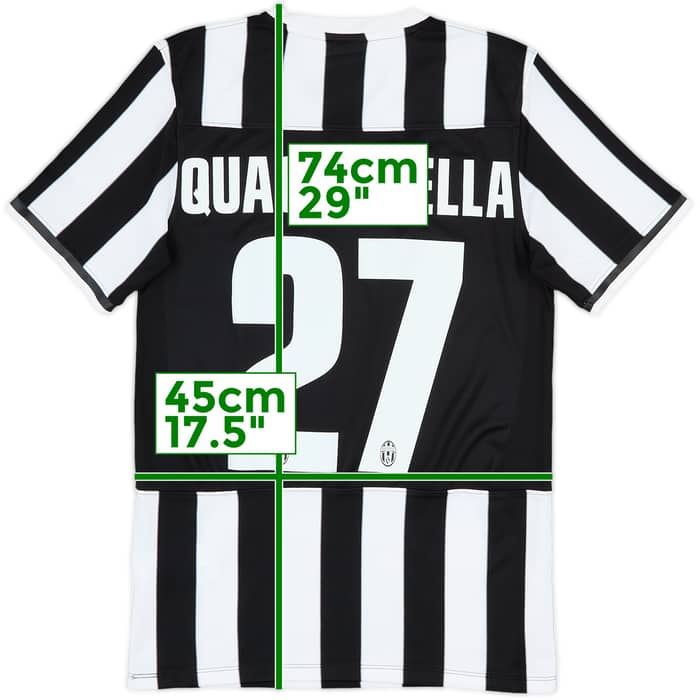 2013-14 Juventus Home Shirt Quagliarella #27 - 9/10 - (S)