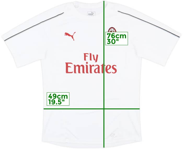 2018-19 AC Milan Puma Training Shirt - 9/10 - (L)