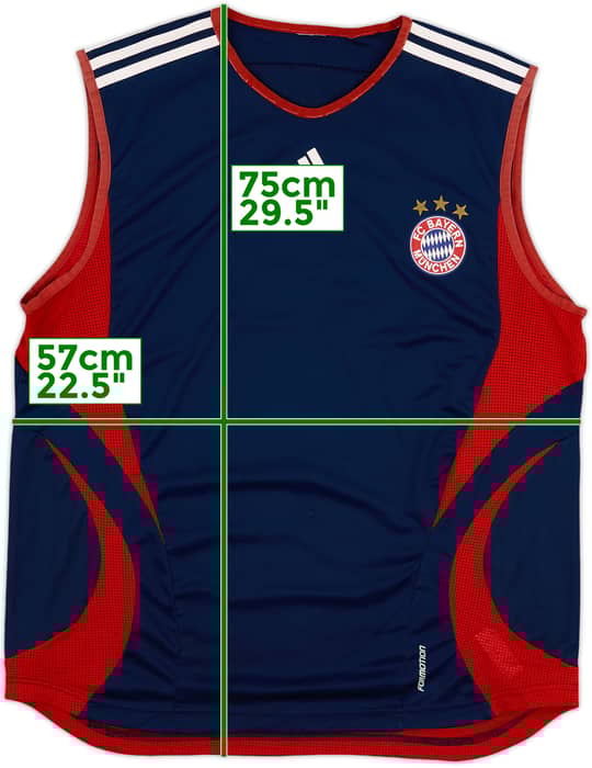 2006-07 Bayern Munich adidas Formotion Training Vest - 8/10 - (L)