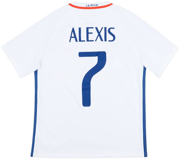 2016-17 Chile Away Shirt Alexis #7 - 8/10 - (L)