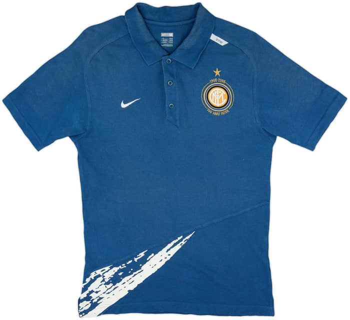 2007-08 Inter Milan Nike Polo Shirt - 8/10 - (M)