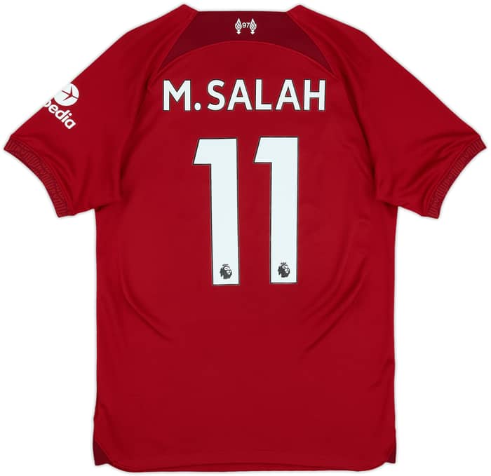 2022-23 Liverpool Home Shirt M.Salah #11 - 7/10 - (S)