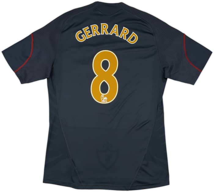 2009-10 Liverpool Away Shirt Gerrard #8 - 8/10 - (M)