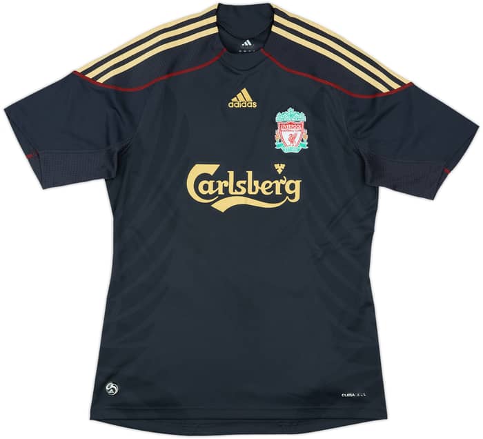 2009-10 Liverpool Away Shirt Gerrard #8 - 8/10 - (M)