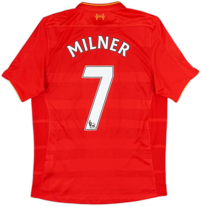2016-17 Liverpool Home Shirt Milner #7 - 7/10 - (S)