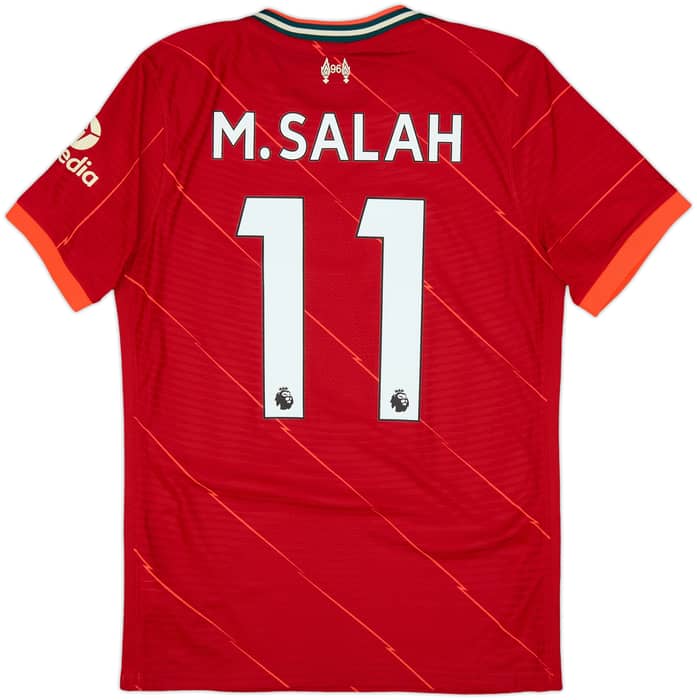 2021-22 Liverpool Authentic Home Shirt M.Salah #11 - 10/10 - (S)
