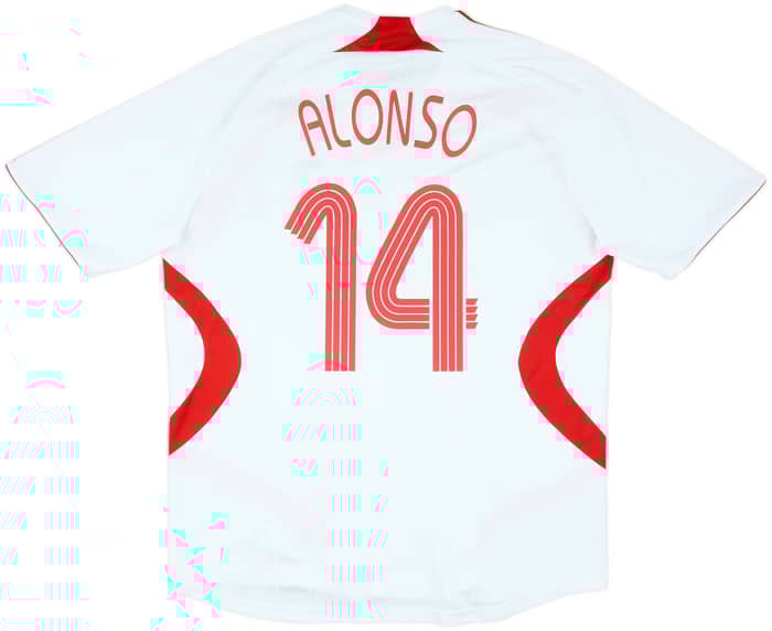 2007-08 Liverpool Away Shirt Alonso #14 - 6/10 - (XL)