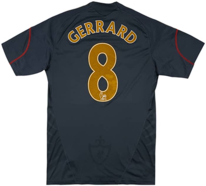 2009-10 Liverpool Away Shirt Gerrard #8 - 7/10 - (M)