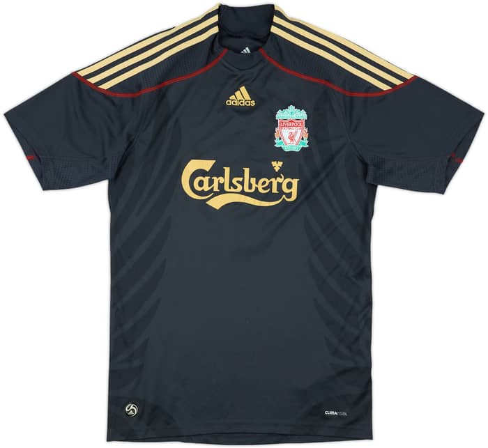 2009-10 Liverpool Away Shirt Gerrard #8 - 7/10 - (M)