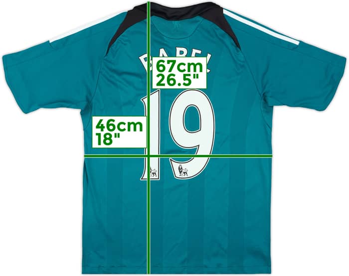 2008-09 Liverpool Third Shirt Babel #19 - 7/10 - (L.Boys)