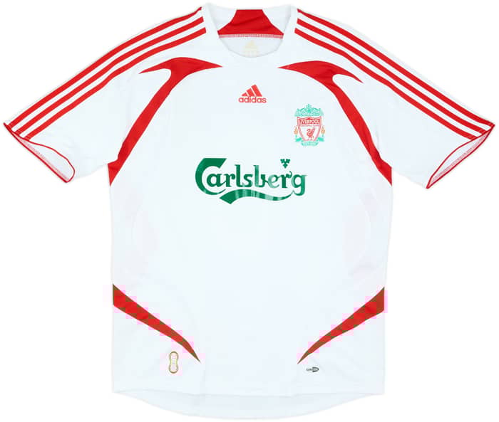 2007-08 Liverpool Away Shirt Gerrard #8 - 8/10 - (M)