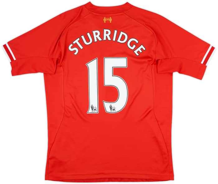 2013-14 Liverpool Home Shirt Sturridge #15 - 7/10 - (M)