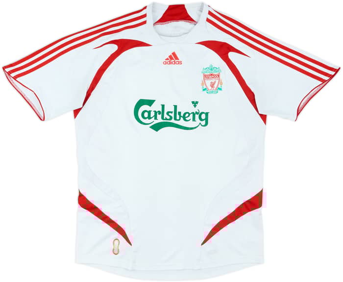 2007-08 Liverpool Away Shirt Gerrard #8 - 6/10 - (M)