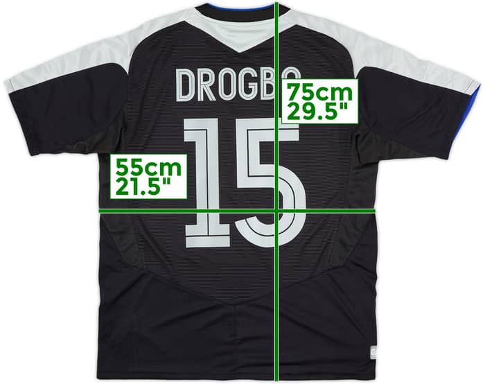 2004-05 Chelsea Away Shirt Drogba #15 - 9/10 - (L)
