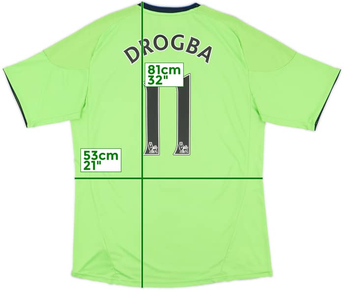 2010-11 Chelsea Third Shirt Drogba #11 - 7/10 - (L)